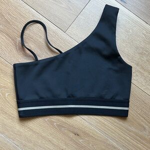 Tan & Lines Venice Women’s One-Shoulder Sports Bralette - Black never worn